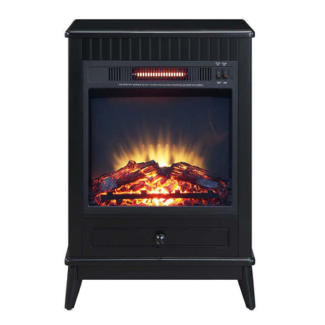 Acme - Hamish Fireplace AC00851 Black Finish