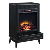 Acme - Hamish Fireplace AC00851 Black Finish