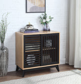 Acme - Gamaliel Console Cabinet AC00856 Oak & Espresso Finish