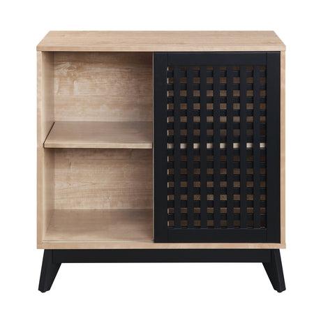 Acme - Gamaliel Console Cabinet AC00856 Oak & Espresso Finish