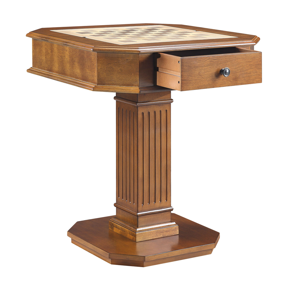 Acme - Galini Game Table AC00863 Walnut Finish