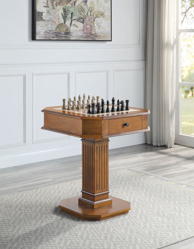 Acme - Galini Game Table AC00863 Walnut Finish