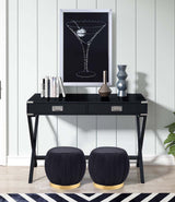 Amenia Console Table(Same 93003) AC00908 Charcoal Finish | Acme - AC00908 - Home Elegance USA - 1