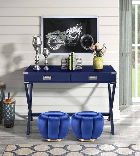 Amenia Console Table(Same 93008) AC00910 Navy Blue Finish | Acme - AC00910 - Home Elegance USA - 1