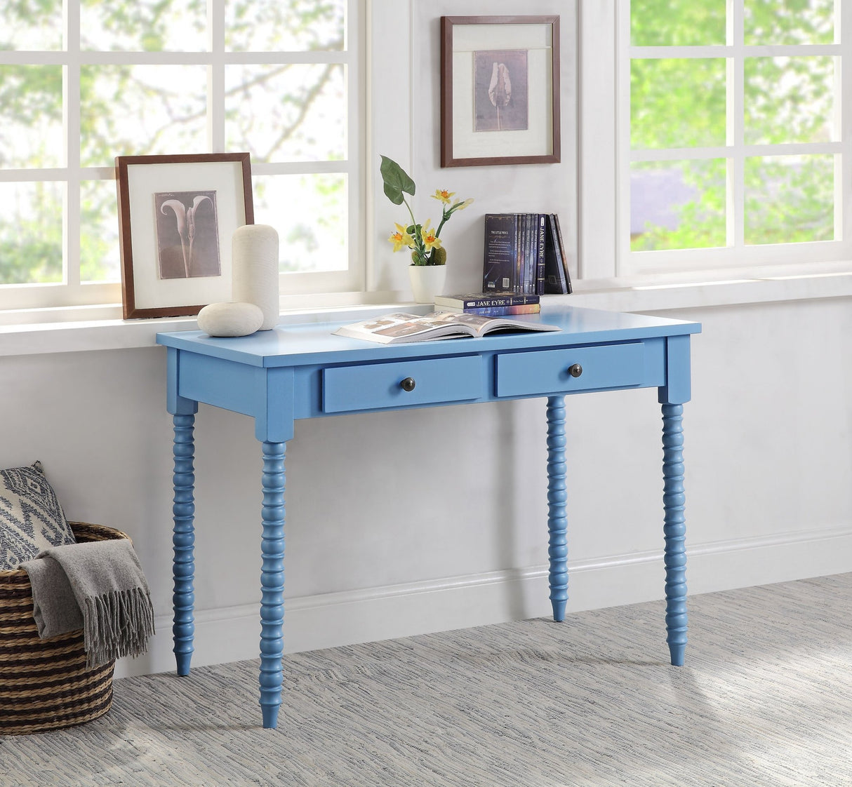 Altmar Console Table(Same 93009) AC00911 Blue Finish | Acme - AC00911 - Home Elegance USA - 6