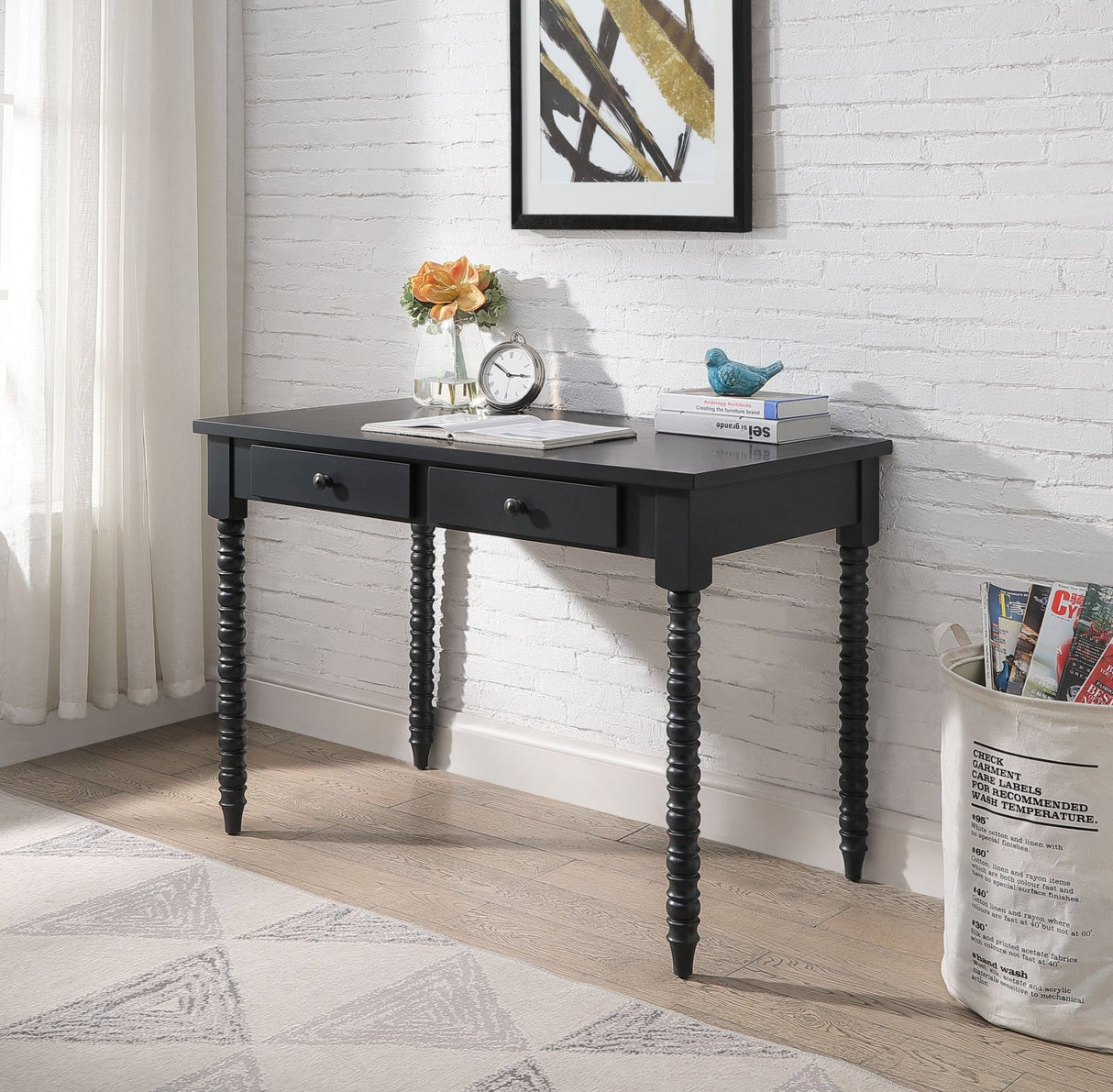 Altmar Console Table(Same 93012) AC00912 Charcoal Finish | Acme - AC00912 - Home Elegance USA - 5