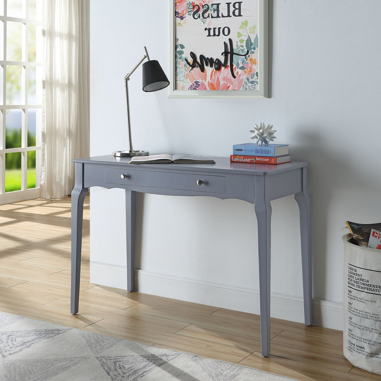 Alsen Console Table(Same 93019) AC00915 Gray Finish | Acme - AC00915 - Home Elegance USA - 4