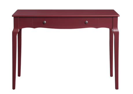 Alsen Console Table(Same 93020) AC00916 Red Finish | Acme - AC00916 - Home Elegance USA - 3