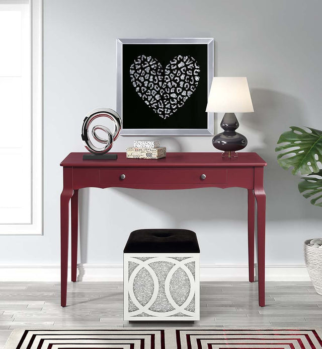 Alsen Console Table(Same 93020) AC00916 Red Finish | Acme - AC00916 - Home Elegance USA - 1