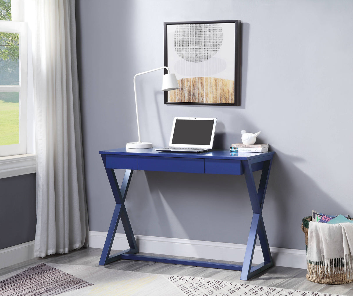 Acme - Nalo Console Table(Same Of00173) AC00919 Twilight Blue Finish