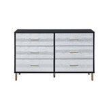 Acme - Myles Dresser AC00961 Black, Silver & Gold Finish