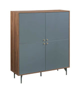 Acme - Gencho Armoire AC01070 Gray & Walnut Finish