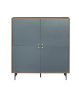 Acme - Gencho Armoire AC01070 Gray & Walnut Finish