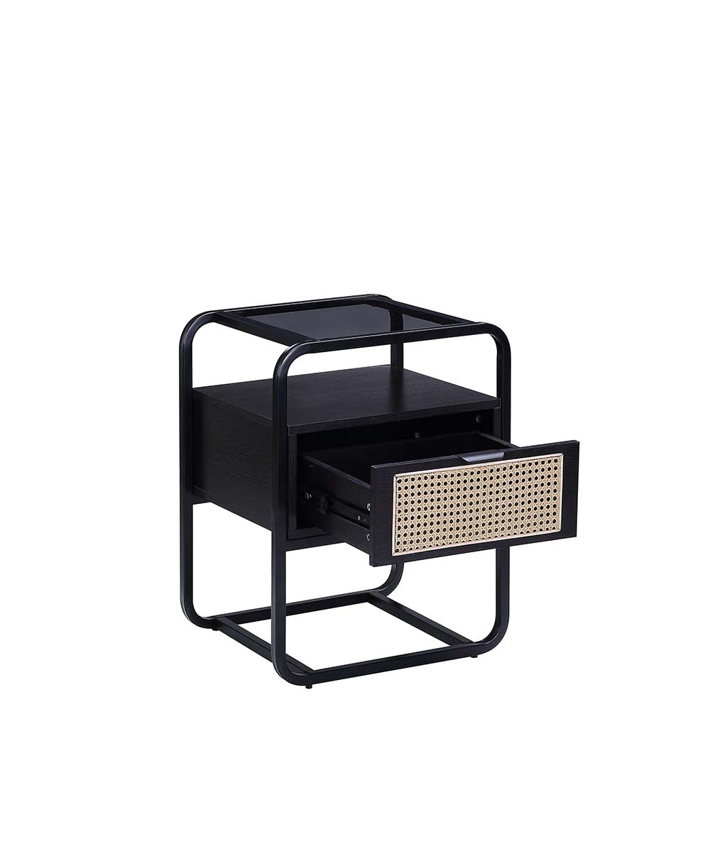 Acme - Colson Accent Table AC01079 Black Finish