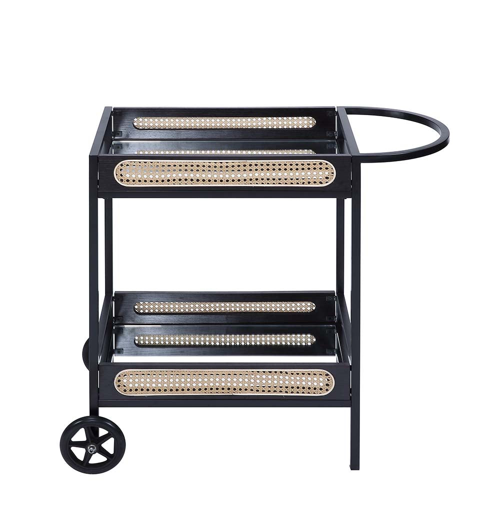 Acme - Colson Serving Cart AC01082 Black Finish