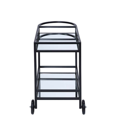 Acme - Colson Serving Cart AC01082 Black Finish