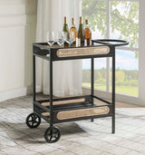 Acme - Colson Serving Cart AC01082 Black Finish