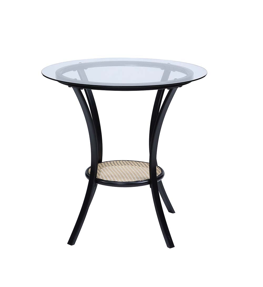 Acme - Colson 3 Pcs Table & Chairs Set AC01169 Black Finish