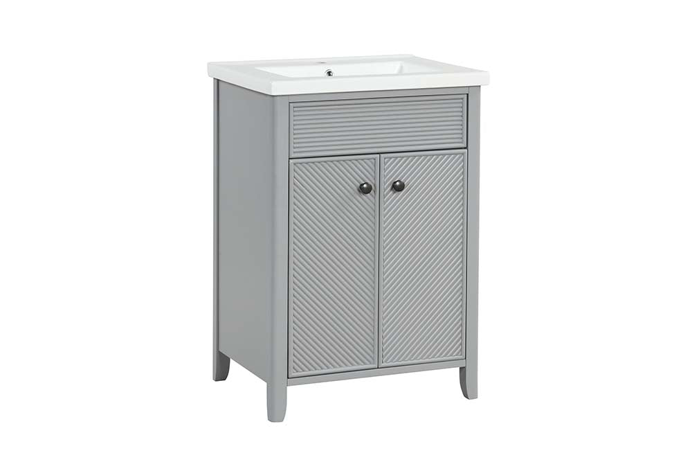 Acme - Eirlys Sink Cabinet AC01173 Gray Finish