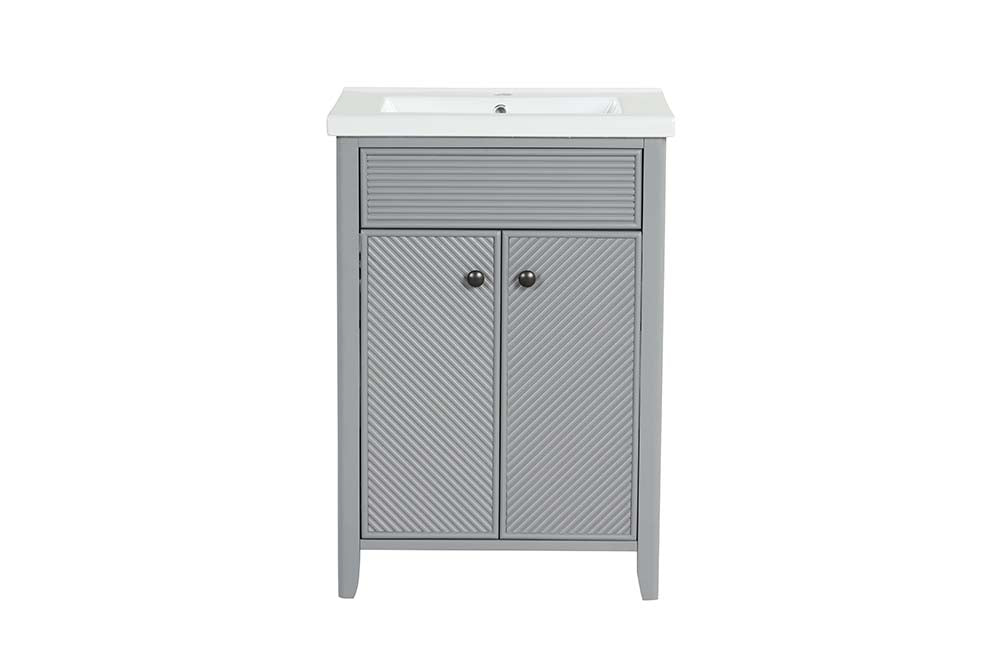 Acme - Eirlys Sink Cabinet AC01173 Gray Finish