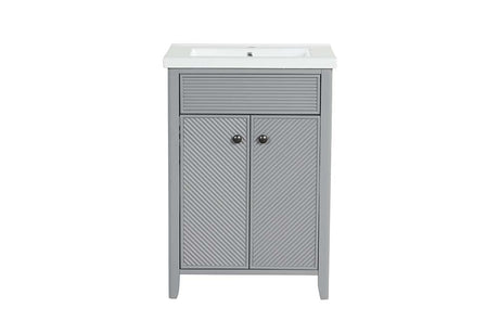 Acme - Eirlys Sink Cabinet AC01173 Gray Finish