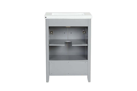 Acme - Eirlys Sink Cabinet AC01173 Gray Finish