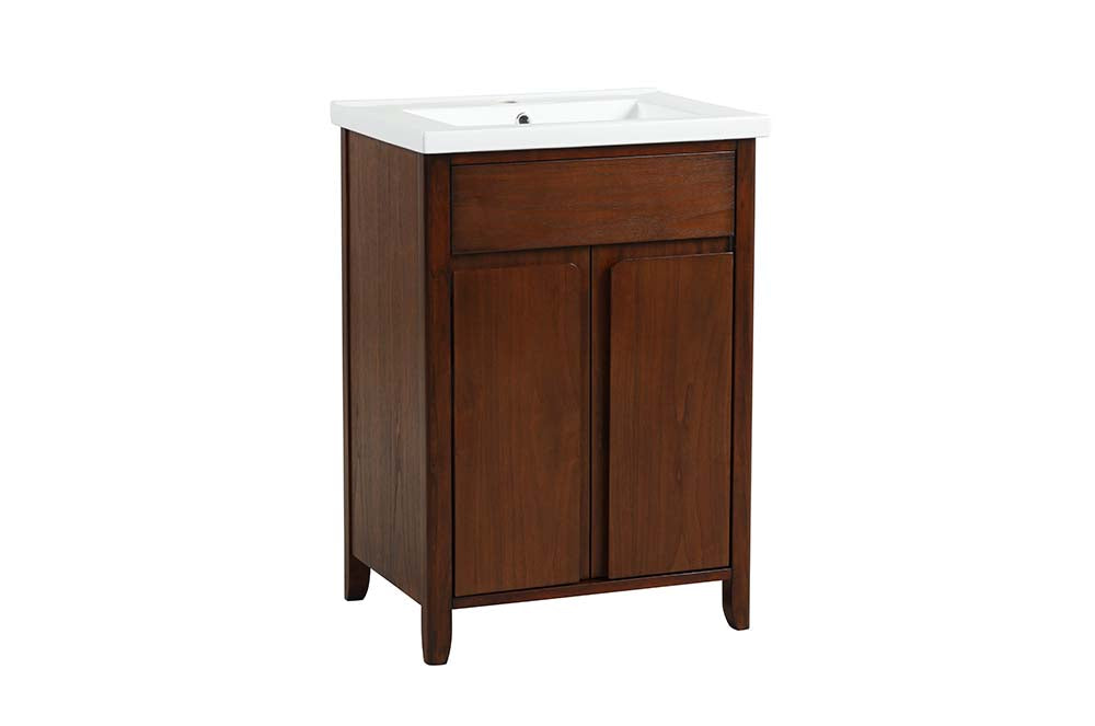 Acme - Lelia Sink Cabinet AC01174 Walnut Finish