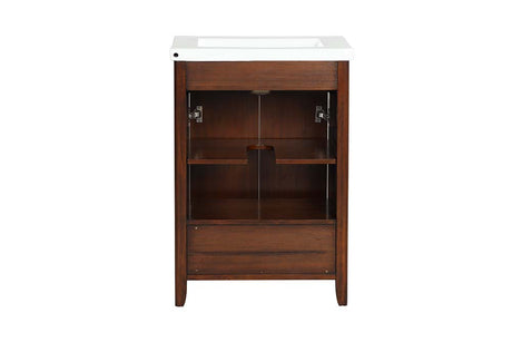 Acme - Lelia Sink Cabinet AC01174 Walnut Finish