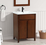 Acme - Lelia Sink Cabinet AC01174 Walnut Finish