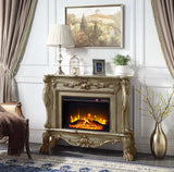 Acme - Dresden Fireplace AC01308 Gold Patina Finish