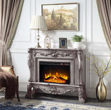 Acme - Dresden Fireplace AC01310 Vintage Bone White Finish