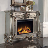 Acme - Versailles Fireplace AC01314 Antique Platinum Finish