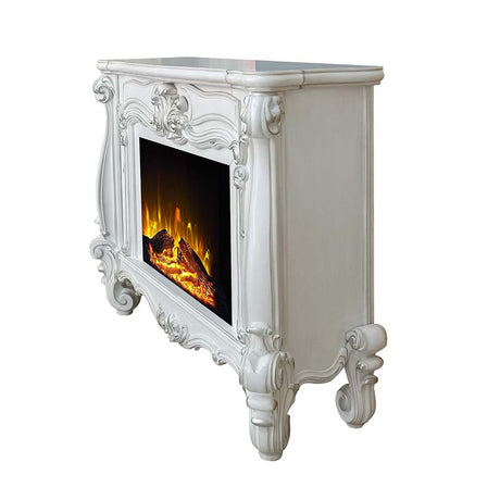 Acme - Versailles Fireplace AC01316 Bone White Finish