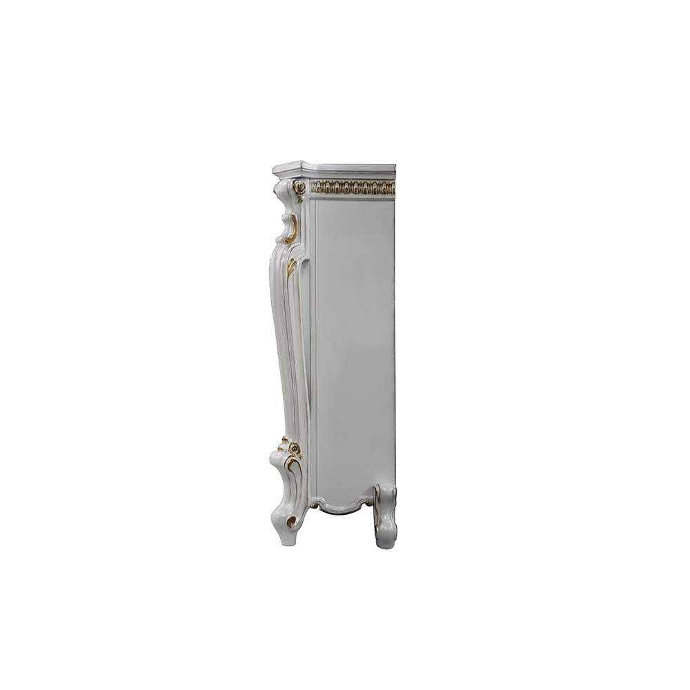 Acme - Picardy Fireplace AC01345 Antique Pearl Finish