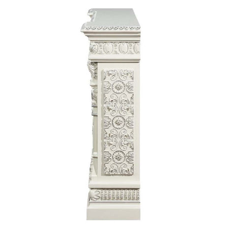 Acme - Vanaheim Fireplace AC01617 Antique White Finish