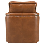 Acme - Rocha Swivel Chair W/Glider AC01886 Brown Leather Aire