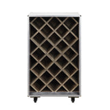 Acme - Raini Wine Cabinet AC01995 Aluminum