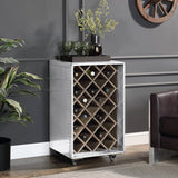 Acme - Raini Wine Cabinet AC01995 Aluminum