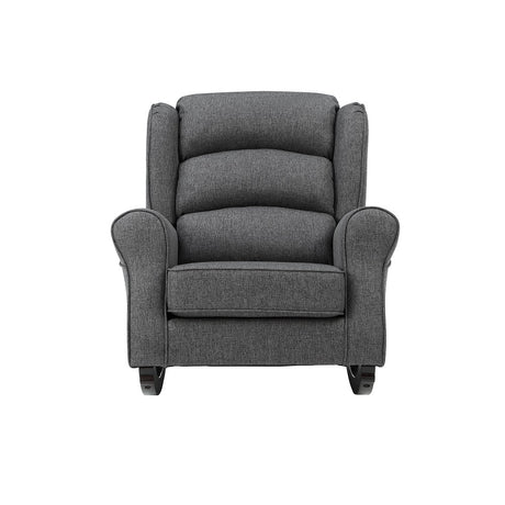 Acme - Fabien Rocking Chair AC02183 Gray Fabric