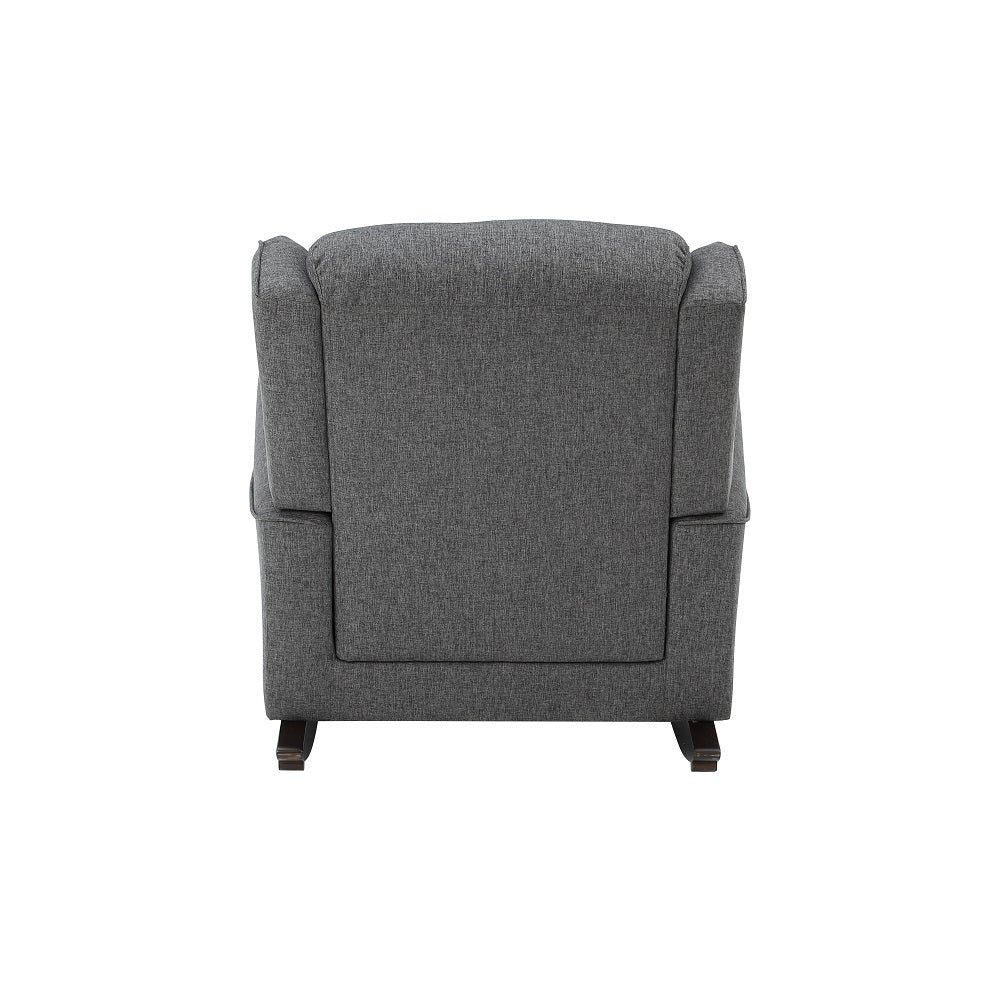 Acme - Fabien Rocking Chair AC02183 Gray Fabric