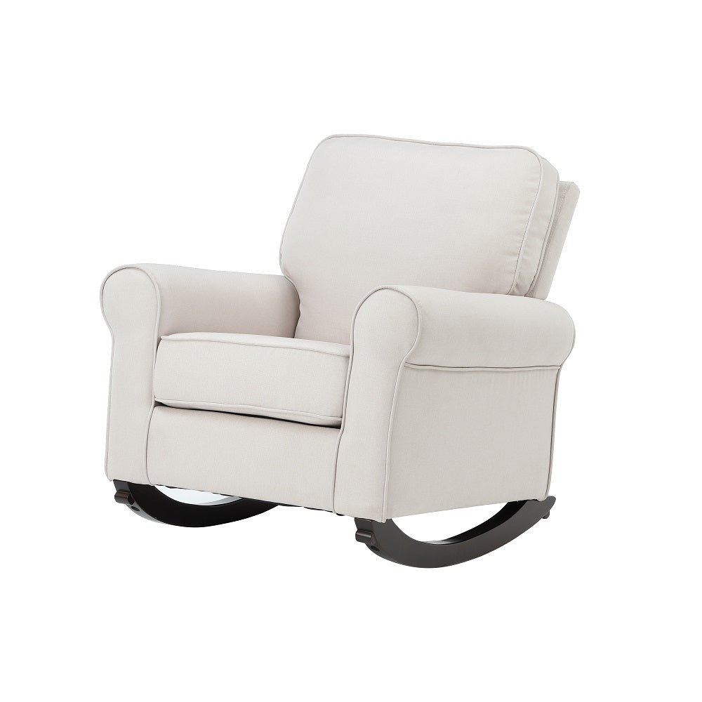 Acme - Elvin Rocking Chair AC02184 Beige Fabric