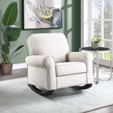 Acme - Elvin Rocking Chair AC02184 Beige Fabric