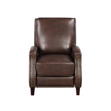 Acme - Venice Accent Chair W/Footrest AC02186 Dark Brown Leather