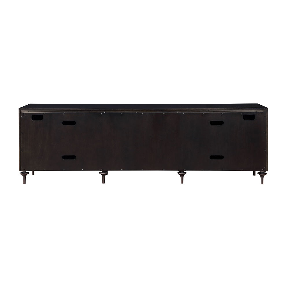 Acme - Diya Console Cabinet AC02503 Forged Bronze & Espresso Finish