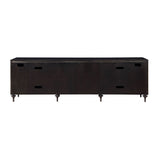 Acme - Diya Console Cabinet AC02503 Forged Bronze & Espresso Finish