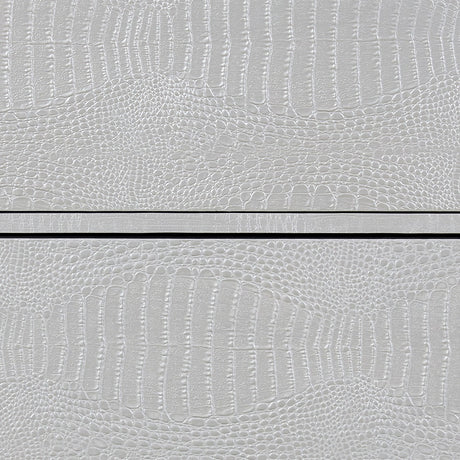 Anpu Console Cabinet AC02505 Silver Faux Crocodile Skin Finish | Acme - AC02505 - Home Elegance USA - 6