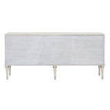 Ansaldo Console Cabinet AC02506 Pearl White & Silver Shimmer Finish | Acme - AC02506 - Home Elegance USA - 4