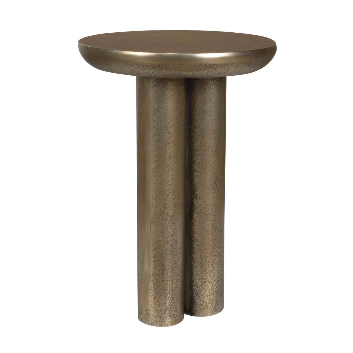 Thorp Outdoor Accent Table Brass - Gold by Uttermost - View 3