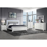 Soulmarie White 5PC King Bedroom Set