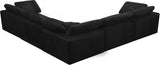 Cozy - Modular Sectional Cloud - Black - Fabric - 634Black - Sec5C - Home Elegance USA - 2